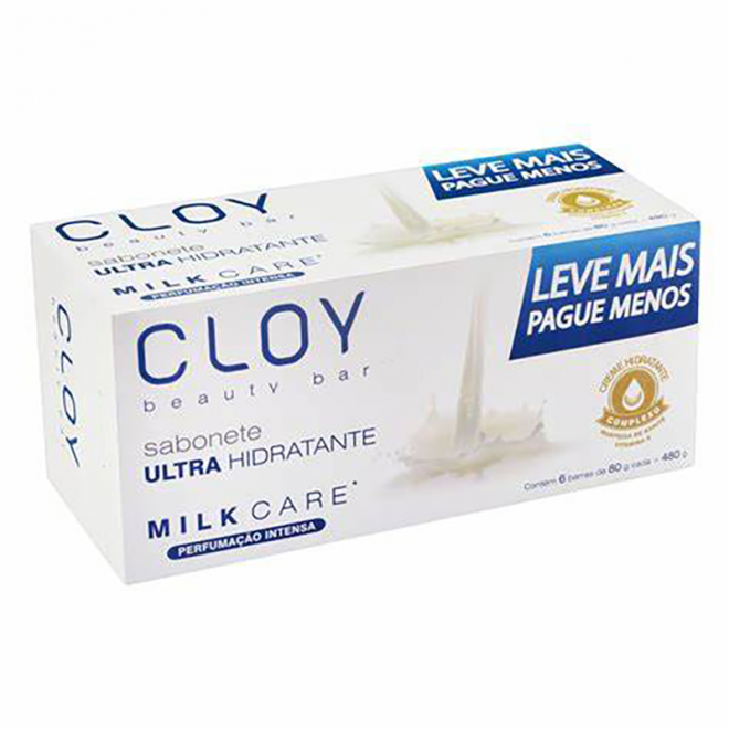 SABONETE CLOY 80G MILK CARE