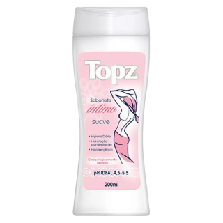 SABONETE INTIMO TOPZ 200ML SUAVE