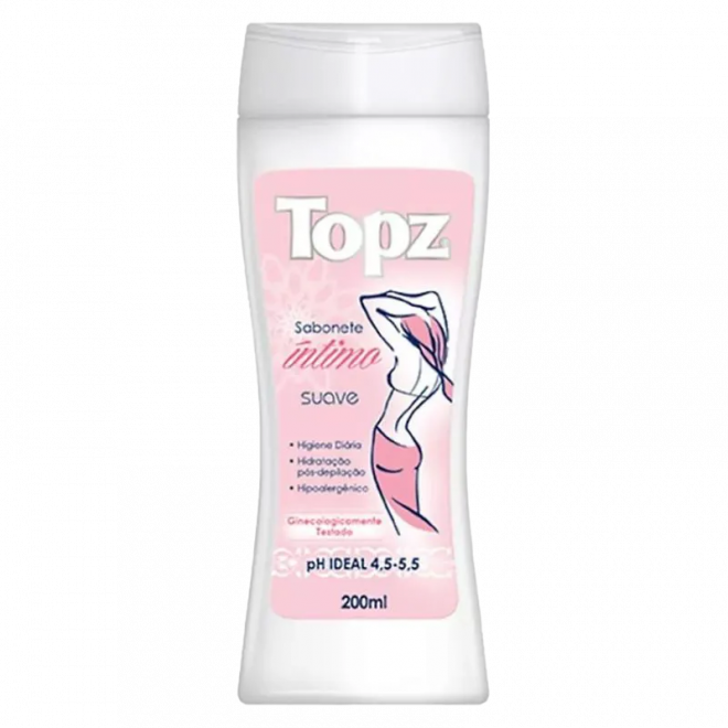 SABONETE INTIMO TOPZ 200ML SUAVE