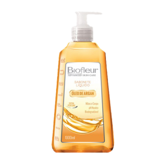 SABONETE LIQ BIOFLEUR 1LT OLEO DE ARGAN