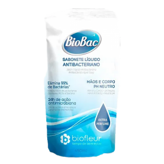 SABONETE LIQ BIOBAC REFIL 450ML