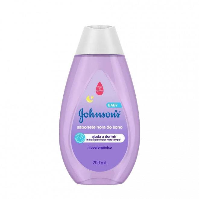 SABONETE LIQ JOHNSONS BABY 200ML HORA DO SONO