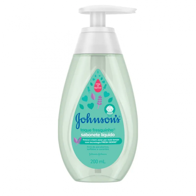 SABONETE LIQ JOHNSONS BABY 200ML TOQUE FRESQUINHO