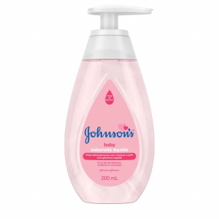 SABONETE LIQ JOHNSONS BABY 200ML ROSA