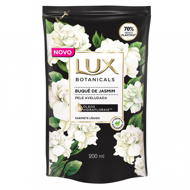 SABONETE LIQ LUX BOTANICALS 200ML JASMIM