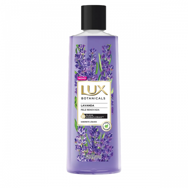 SABONETE LIQ LUX BOTANICALS 250ML LAVANDA