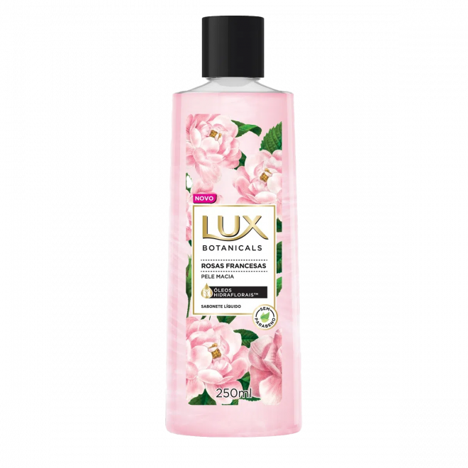 SABONETE LIQ LUX BOTANICALS 250ML ROSAS