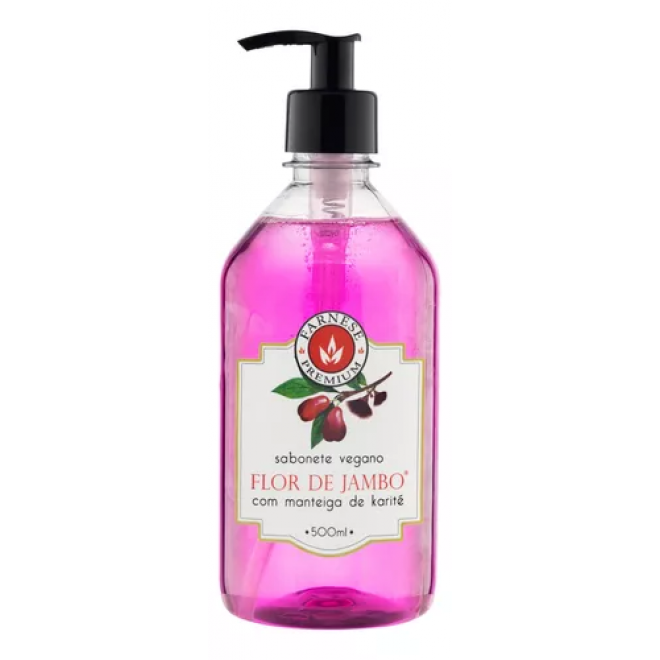 SABONETE LIQ PREMIUM FARNESE 500ML FLOR JAMBO
