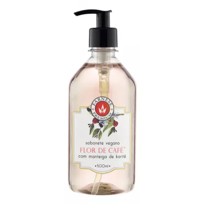 SABONETE LIQ PREMIUM FARNESE 500ML FLOR CAFE