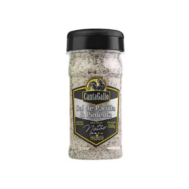 CANTA GALLO SAL DE PARRILLA E PIMENTA 500G