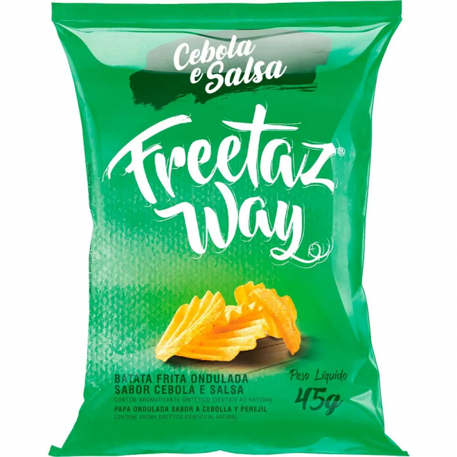 JUMBITOS FREETAZ BATATA 45G CEBOLA SALSA