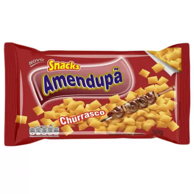 SALGADINHO AMENDUPA 50G CHURRASCO