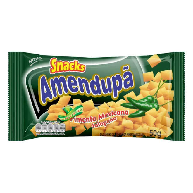 SALGADINHO AMENDUPA 50G PIMENTA
