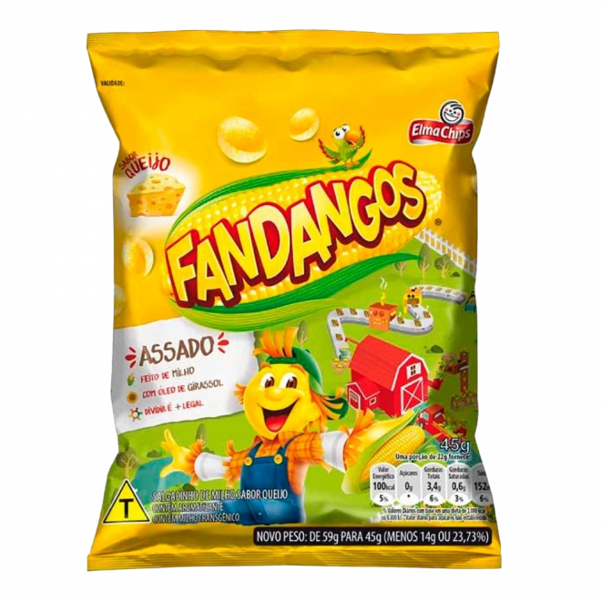ELMA CHIPS FANDANGOS 140G QUEIJO