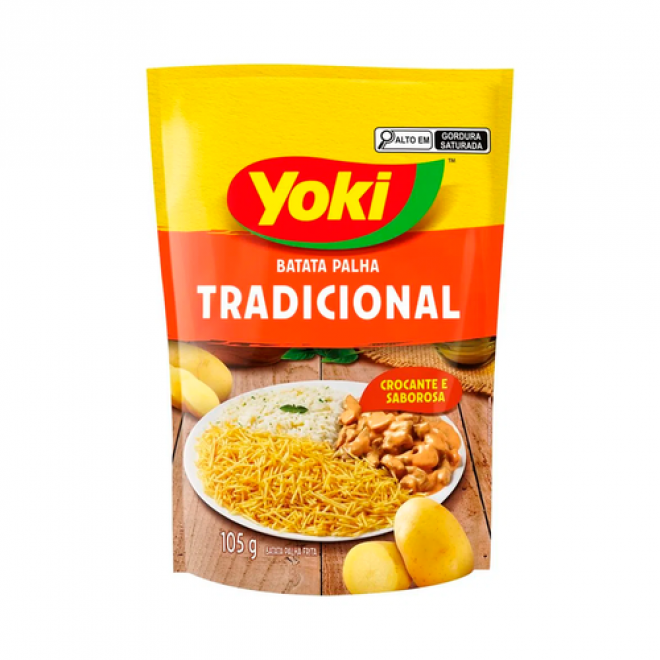YOKI BATATA PALHA 105G TRADICIONAL