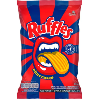 ELMA CHIPS RUFFLES 76G CHURRASCO