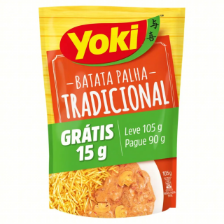 YOKI BATATA PALHA PROMO LV105G PG90G TRADICIONAL