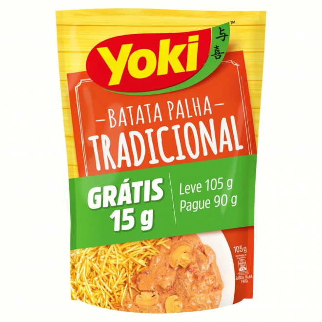 YOKI BATATA PALHA PROMO LV105G PG90G TRADICIONAL
