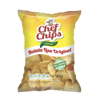 BATATA LISA CHEF CHIPS 144G ORIGINAL