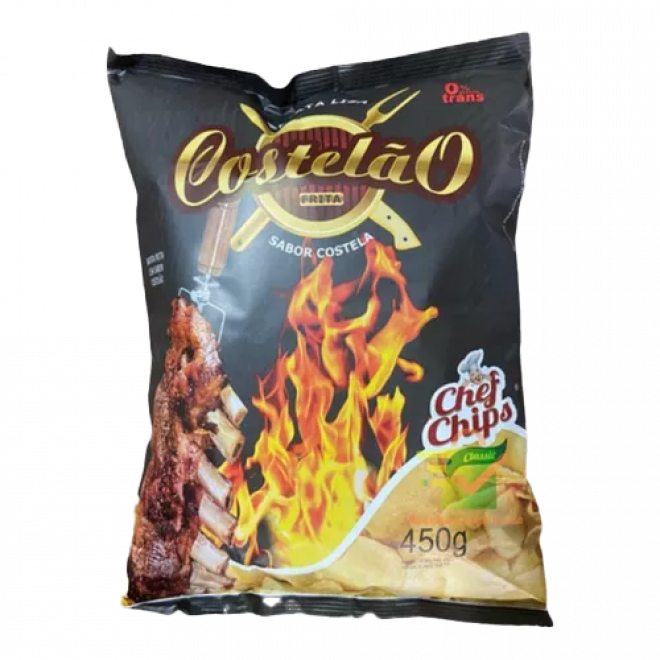 BATATA LISA CHEF CHIPS 450G COSTELAO