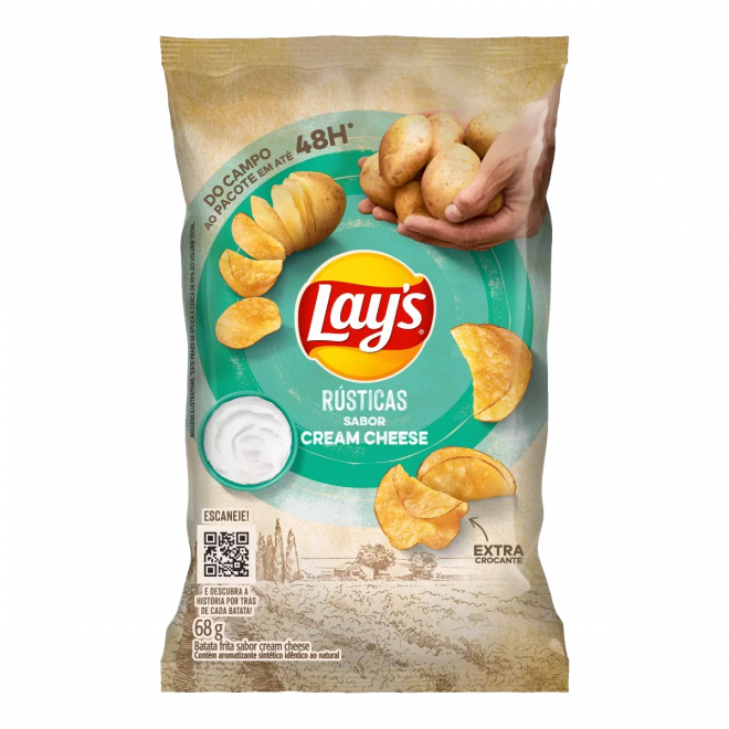 ELMA CHIPS BATATA LAYS 68G CREAM CHEESE