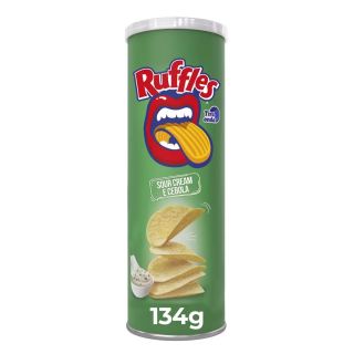 ELMA CHIPS RUFFLES STAX 134G CREAM E CEBOLA