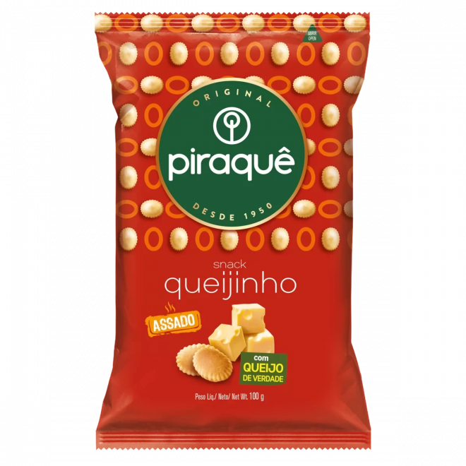 SALGADINHO PIRAQUE 100G QUEIJINHO