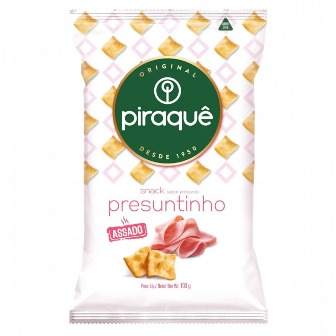 SALGADINHO PIRAQUE 100G PRESUNTINHO