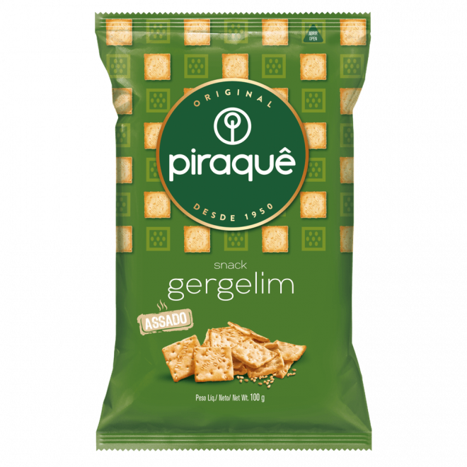 SALGADINHO PIRAQUE 100G GERGELIN