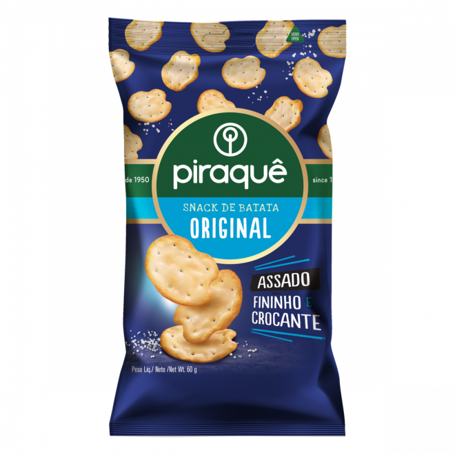 SNACK BATATA PIRAQUE 60G TRADICIONAL