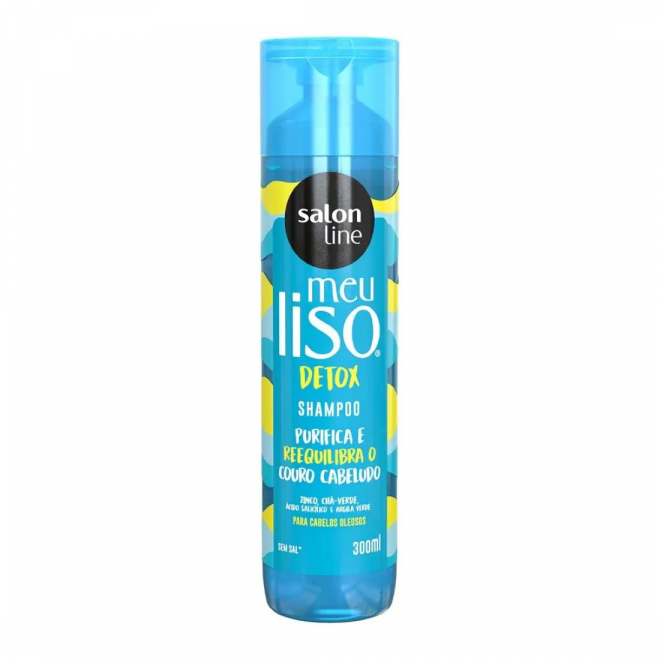 SH SALON LINE MEU LISO 300ML SEM OLEOSIDADE DETOX