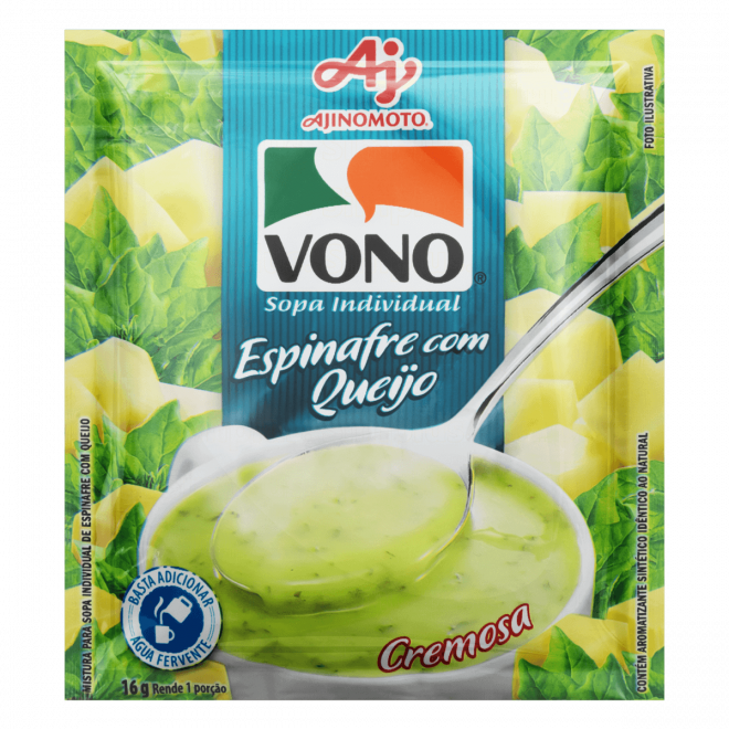 VONO SOPA 16G ESPINAFRE QUEIJO