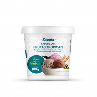 SORVETE SELECTA 100G FTAS TROPICAIS