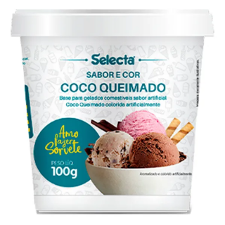 SORVETE SELECTA COCO QUEIMADO 100G