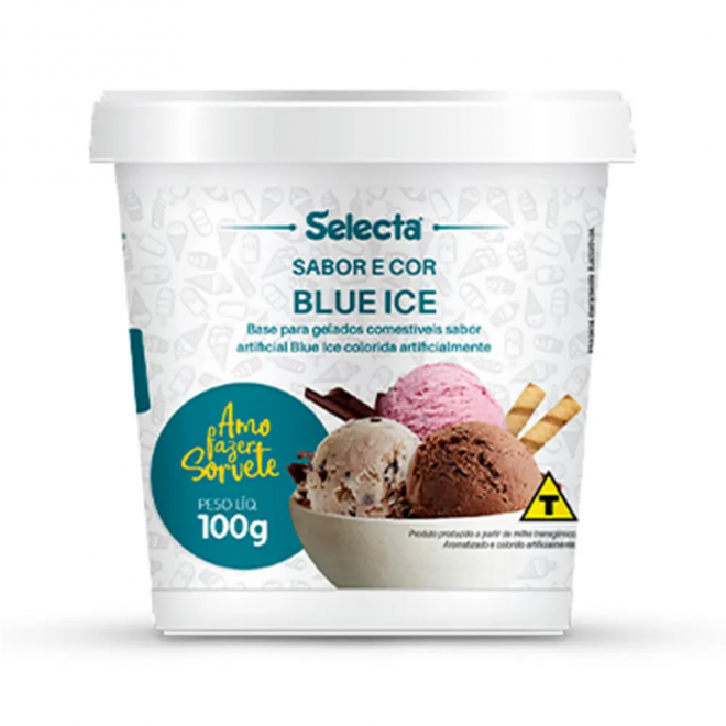 SORVETE SELECTA 100G BLUE-ICE