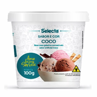 SORVETE SELECTA 100G COCO