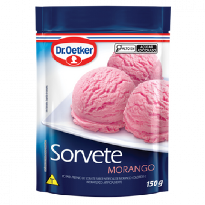 DR OETKER PO SORVETE 150G MORANGO