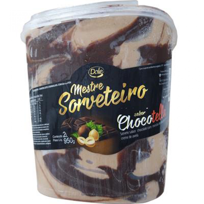 SORVETE DALE MESTRE SORVETEIRO 2LT CHOCOTELLA