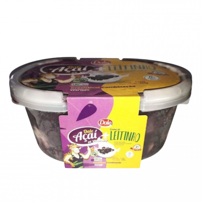 SORVETE DALE POTE 1LT ACAI/LEITINHO