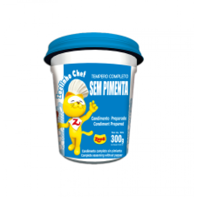 ZAELI TEMPERO 300G SEM PIMENTA