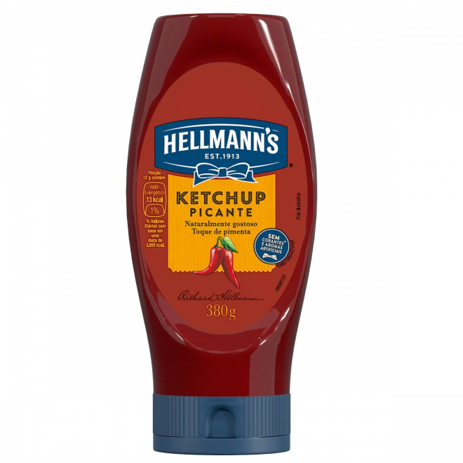 KETCHUP HELLMANNS 380G PICANTE
