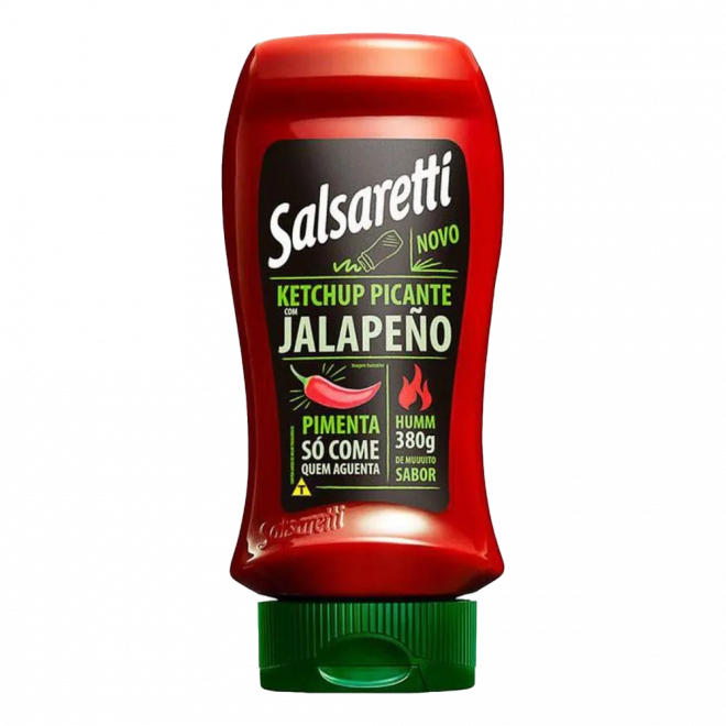 KETCHUP SALSARETTI 380G PICANTE