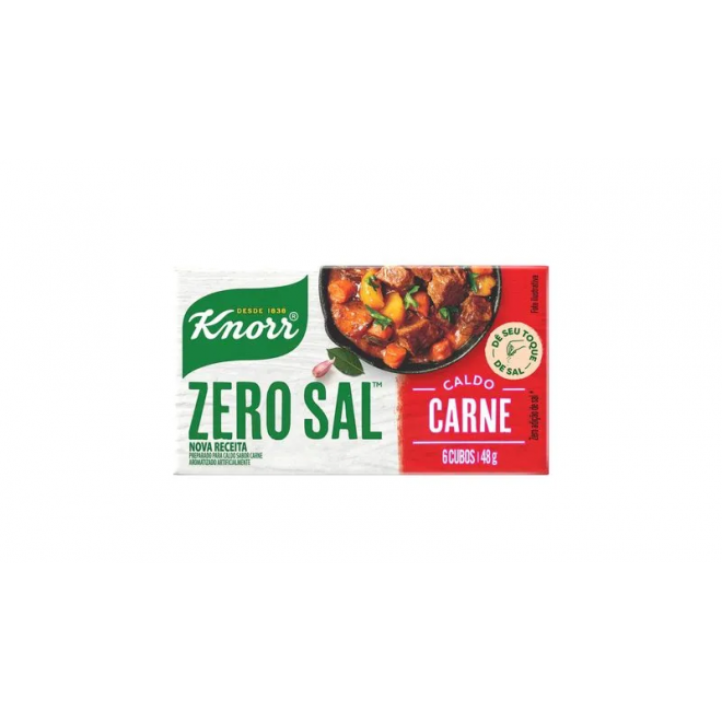 CALDO KNORR 48G ZERO SAL CARNE