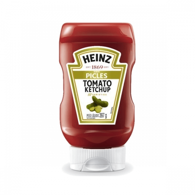 KETCHUP HEINZ 397G PICLES