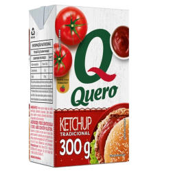 KETCHUP QUERO TP 300G TRADICIONAL