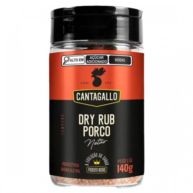CANTA GALLO DRY RUB NETAO 140G PORCO