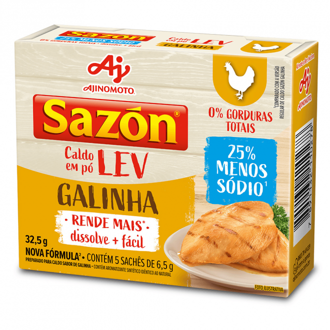 SAZON CALDO LEV 32,5G GALINHA