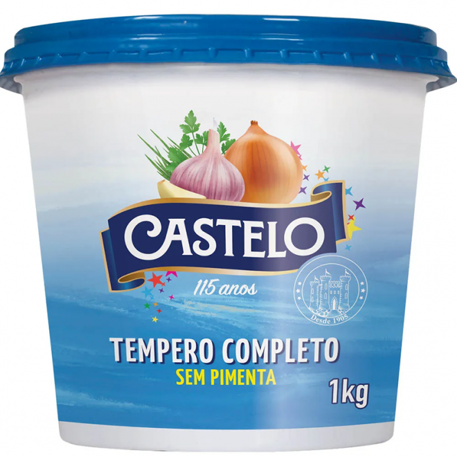 TEMPERO CASTELO 1KG COMPLETO