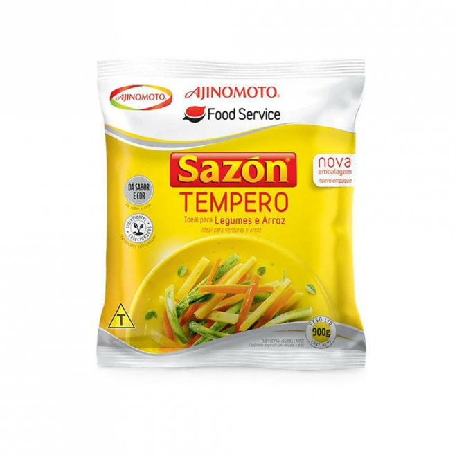 SAZON TEMPERO PROFISSIONAL 900G AMARELO