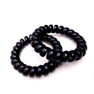 BELLESA ELASTICO FIO TELEFONE PRETO C/2UN R0763-B